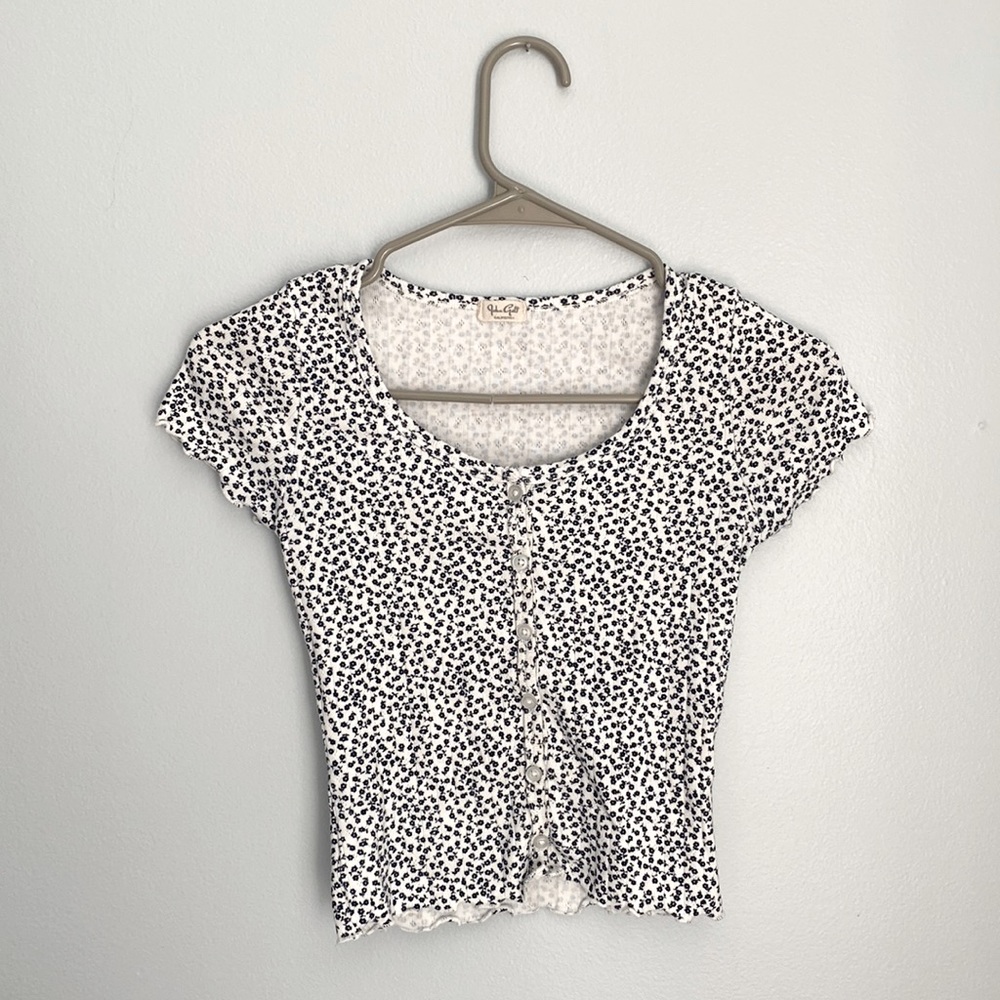 Croped Brandy Melville button up